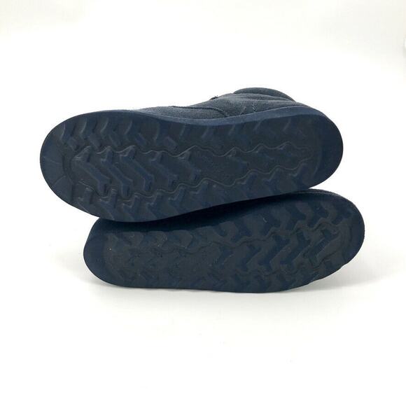 Bearpaw Phoebe Womens Ankle Boots Sz 6 Blue Fleece Lined Winter Snow Suede - Picture 6 of 6